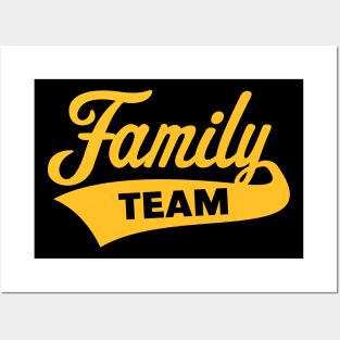 Family Team (Gold) Posters and Art